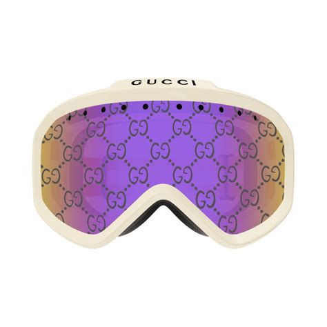 maschera da sci gucci|Maschera da sci Gucci in iniezione rosa .